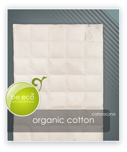 AMZ Organic Cotton Poduszka Puchowa Trzykomorowa